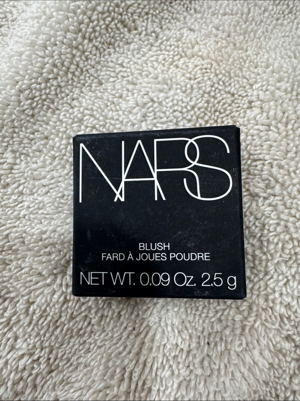 NARS Blush Compact — Black Packaging with White Logo